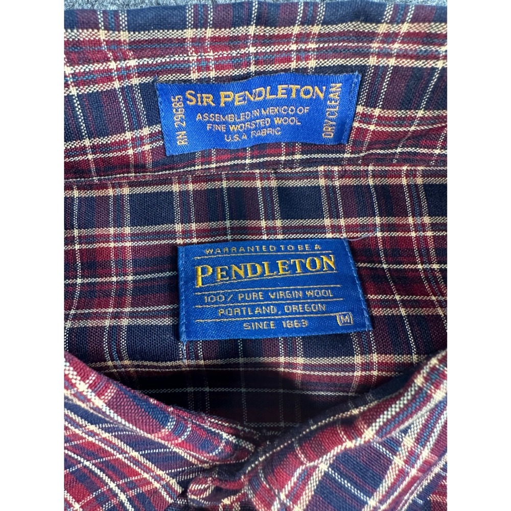 Pendleton Sir Pendleton Plaid Button Down Shirt 1… - image 2